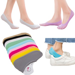 100% Cotton Lace Antiskid Invisible Liner No Show Peds Low Cut Socks for  Women