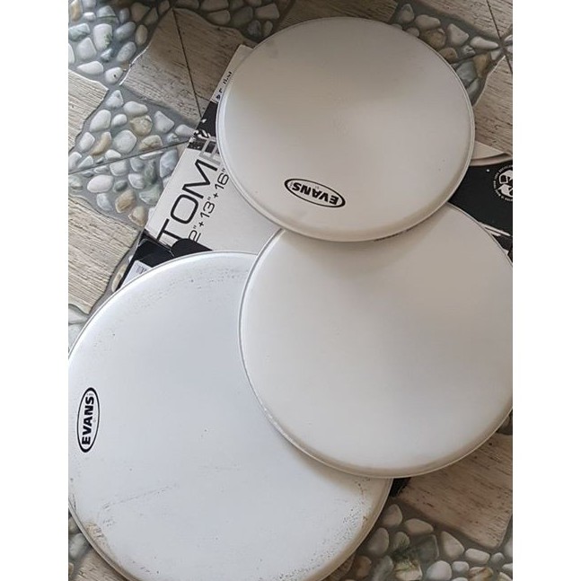 EVANS G1 Coated Drum Set Drum Heads set made in USA original Shopee