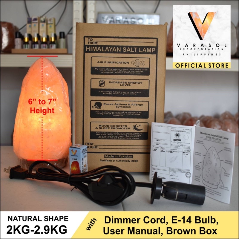 Authentic Himalayan Salt Lamp Made in Pakistan, Original, Pure, Legit, SALE! Perfect for Gift