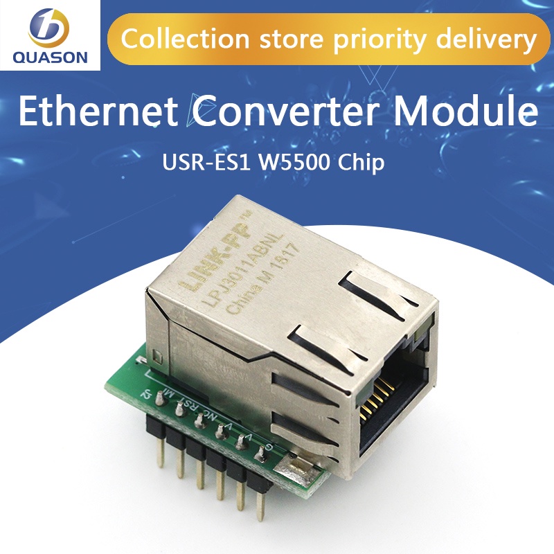 Smart Electronics Usr-es1 W5500 Chip New Spi To Lan  Ethernet Converter 