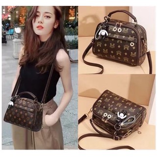 Wu Ying【Premium Quality】2023 New LV Sling Bag Handbag for Women on Sale  Original Messenger Bag Korean Fashion Unisex Letter Print Cross Body Bag  Shoulder Bags Small Card Coin Purse Pouch Handle Bag