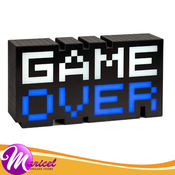 Game Over 8-Bit Pixel Color Changing and Sound Reactive Mood Light ...