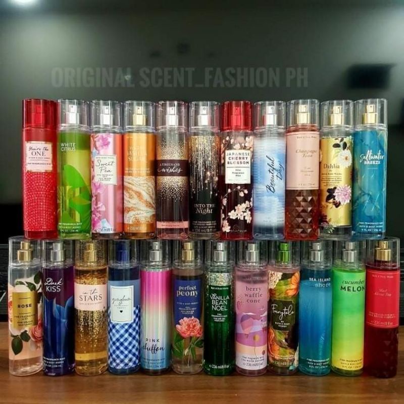 Original Bath & Body Works Fine Fragrance Mist Shopee Philippines