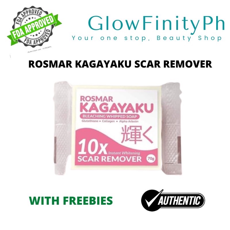 Rosmar Kagayaku Soap 10X Whitening Scar Remover 1 bar Whitening Soap