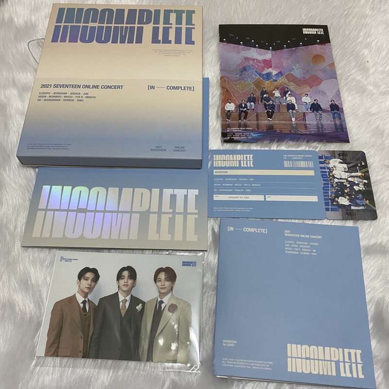 当店オススメ SEVENTEEN INCOMPLETE Blu-ray | polisa-click.co.il