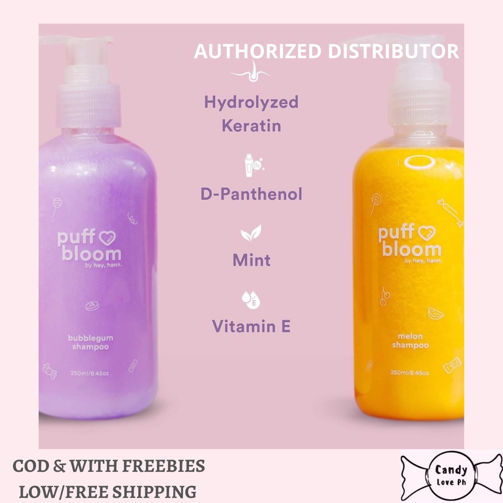 Puff and Bloom Bubble Gum and Melon Shampoo and Conditioner 250 ml ...