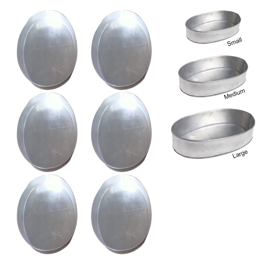 Llanera Caramel Molder Aluminum Puto Mold Kitchenware (5pcs) Shopee