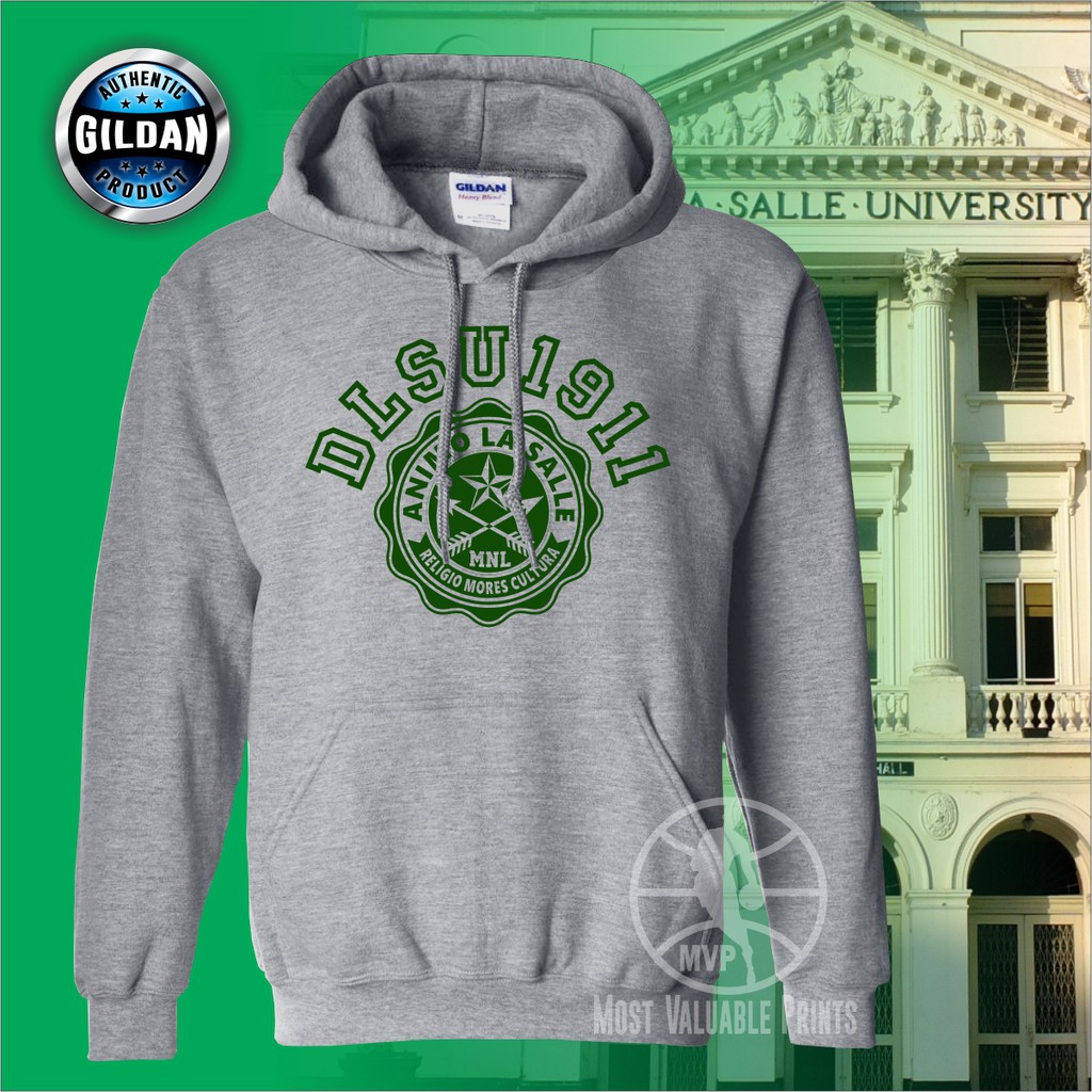 GILDAN Brand La Salle Basketball Hoodies DLSU Jacket La Salle Sweater GILDAN Jacket Shopee Philippines