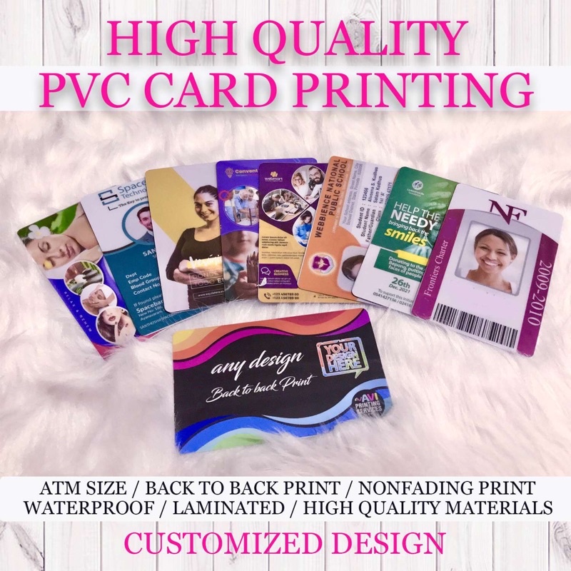 Pvc id card printing non fading high quality shopee philippines