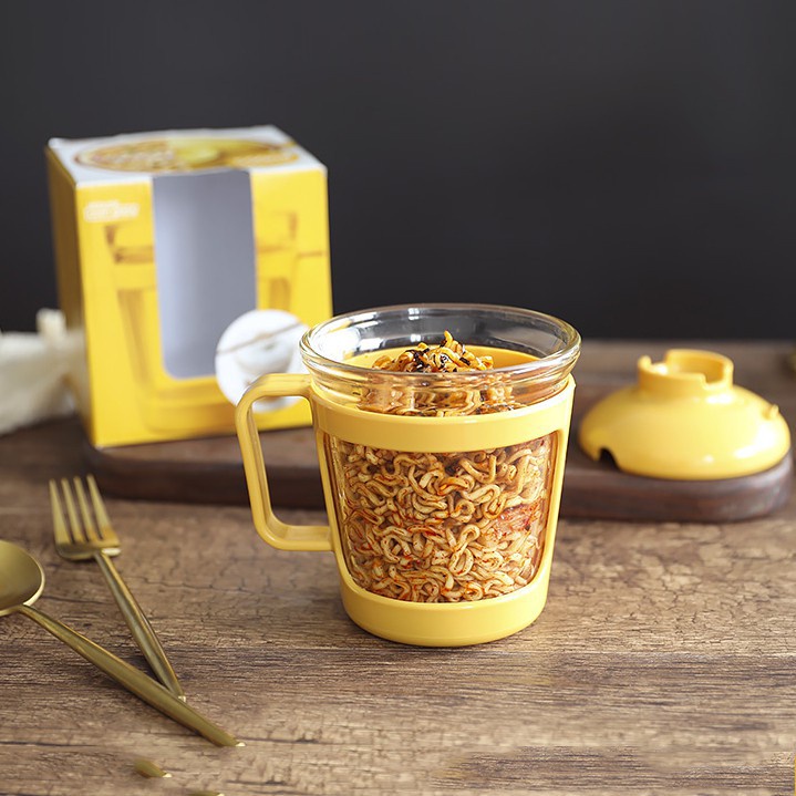 Lock&lock Oven Glass LLG480 Heat Resistant Glass Noodle Soup 500ml