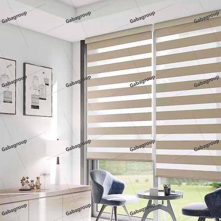 gabagroup Modern Korean Duo Roller Window Curtain blinds for