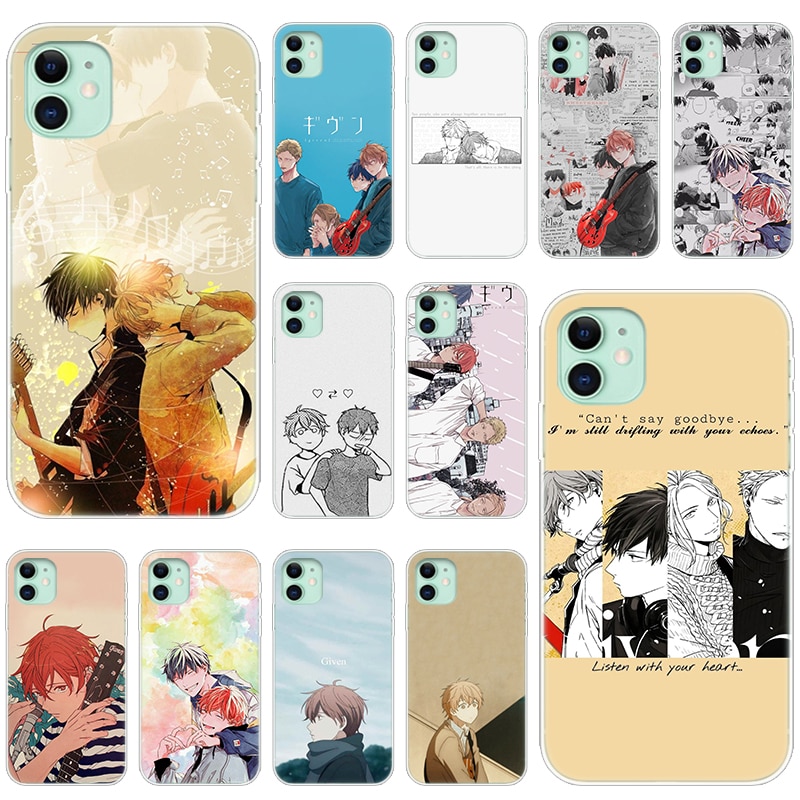 Given Yaoi Anime Silicone Phone Case for Apple iPhone 12 Mini 11