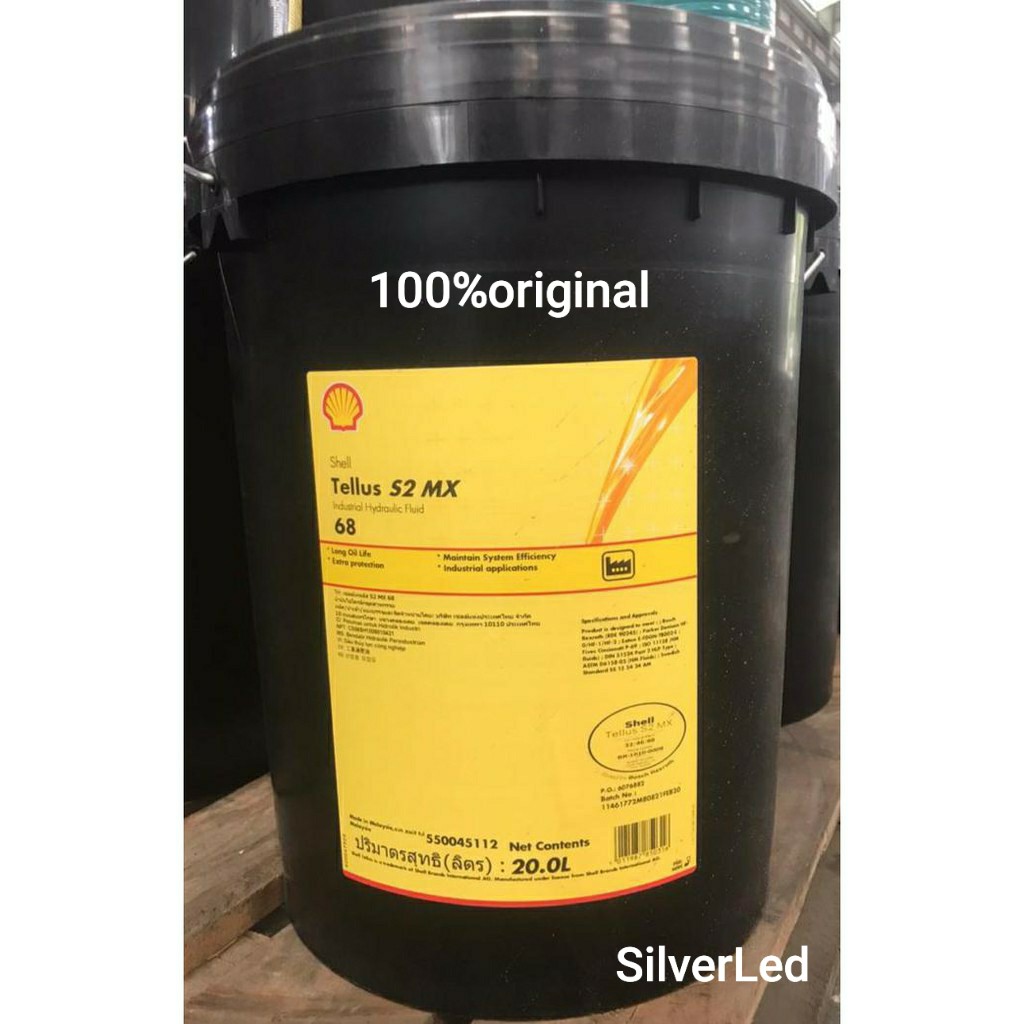 SHELL Tellus S2 MX 68 Industrial Hydraulic Fluid 20L | Shopee Philippines