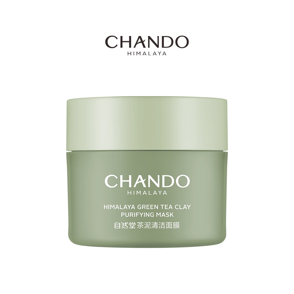 Chando Himalaya Green Tea Purifying Clay Mask Pore Cleansing Clay Mask Oil Control Anti