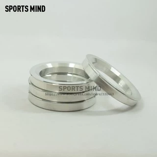4pcs OD 106mm to ID 87.1mm Aluminium Alloy Car Hub Centric Rings Wheel
