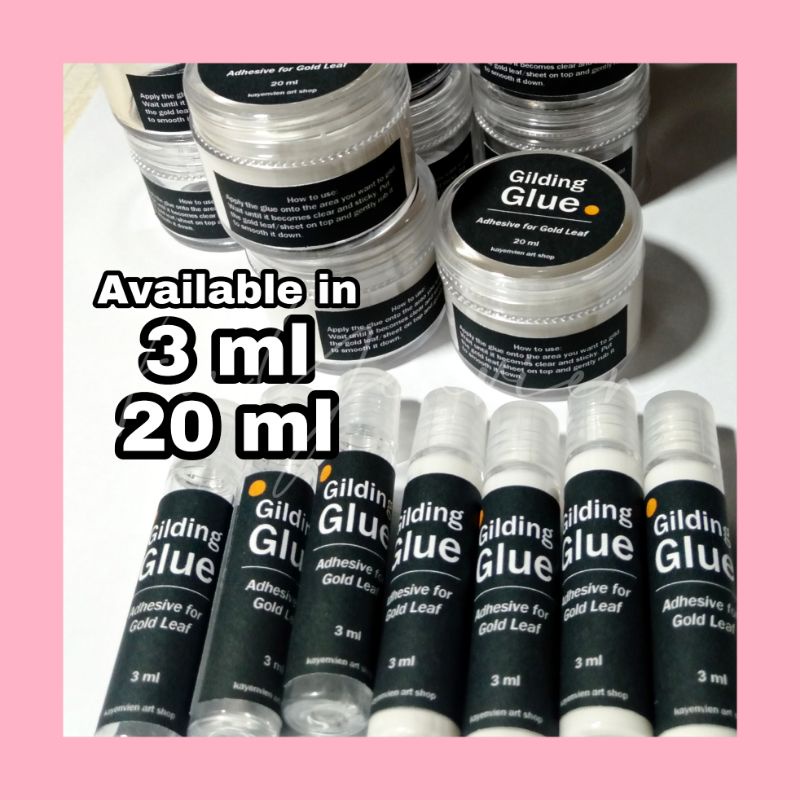 Gilding Glue / Adhesive for Gold Leaf (3 ml 20 ml) Shopee Philippines