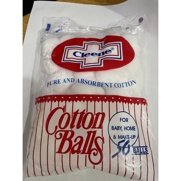 Cleene Cotton 50 balls/pack set of 3 packs Shopee Philippines