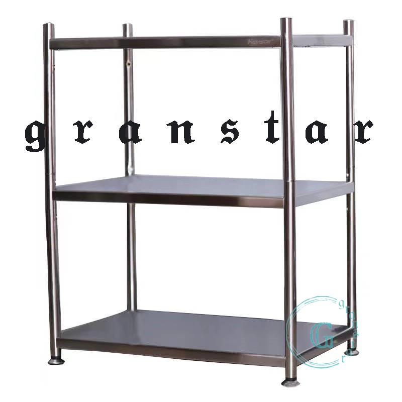 STAINLESS STEEL multi purpose storage 3 layer Kitchen Stainless steel kitchen organizer Homstar Shopee Philippines