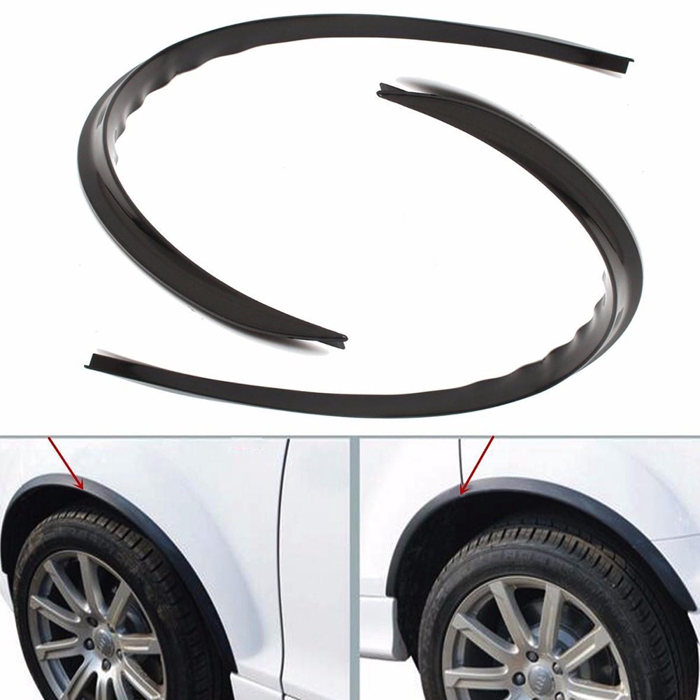 【Ready Stock】2Pcs Universal Carbon Fiber Wheel Eyebrow Strip Arch Trim ...
