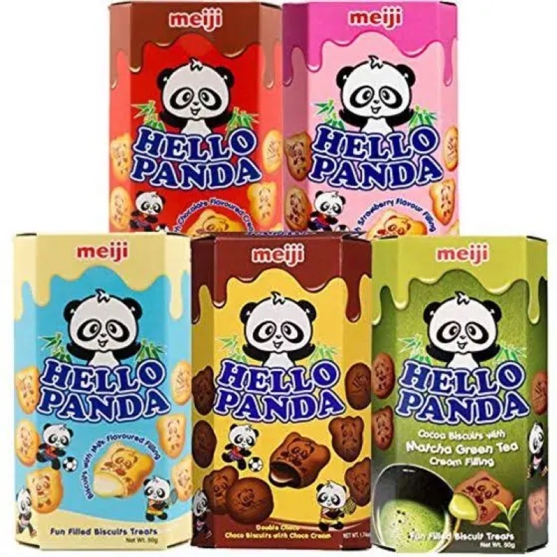 Sale‼️meiji Hello Panda Chocolate Filled Biscuits 43g Shopee Philippines