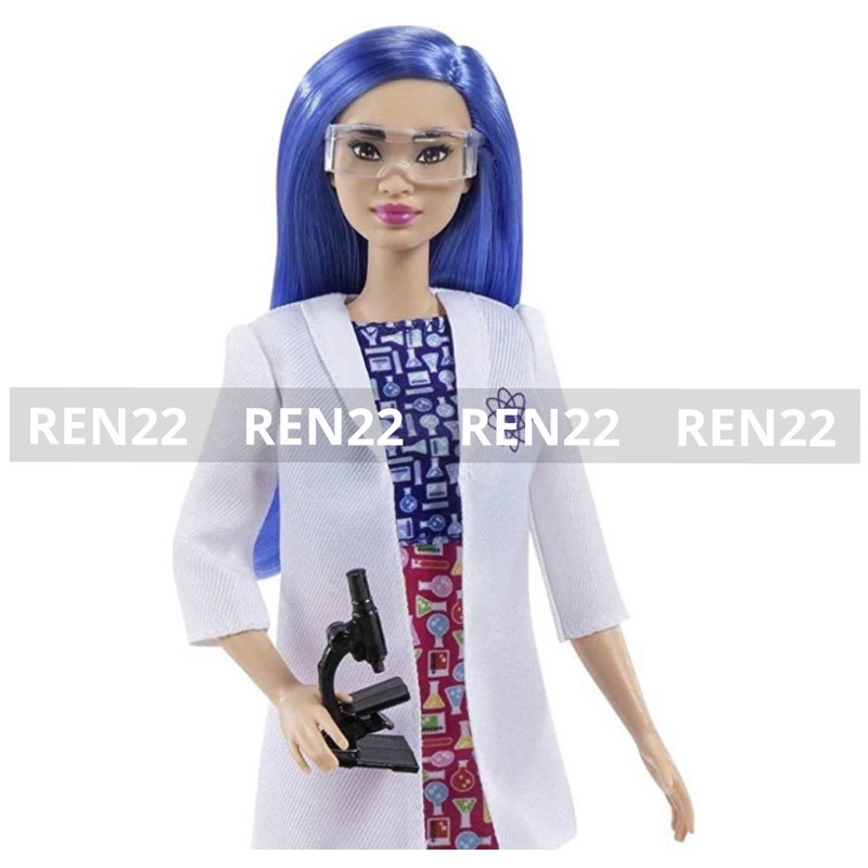 Barbie scientist career doll hotsell