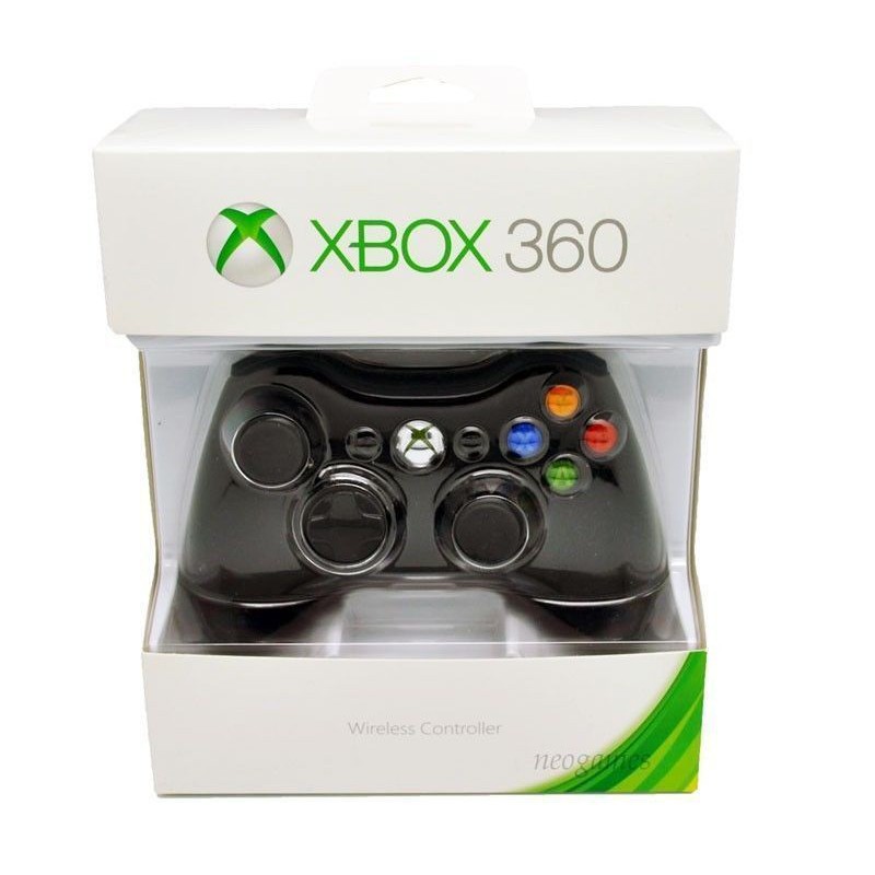 Official Microsoft Xbox 360 Wireless Controller (BLACK) -NEW | Shopee ...