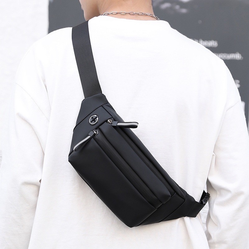 Fashion Belt bag For Men Waterproof Sling bag for men | Shopee Philippines