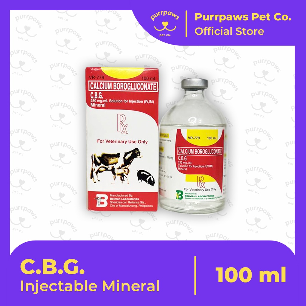 CBG Calcium Injectable Belman (100 ml) | Shopee Philippines