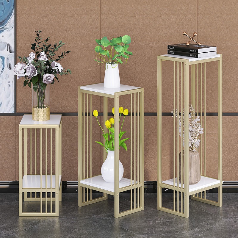 Nordic flower shelf luxury flower pot rack indoor display rack living ...