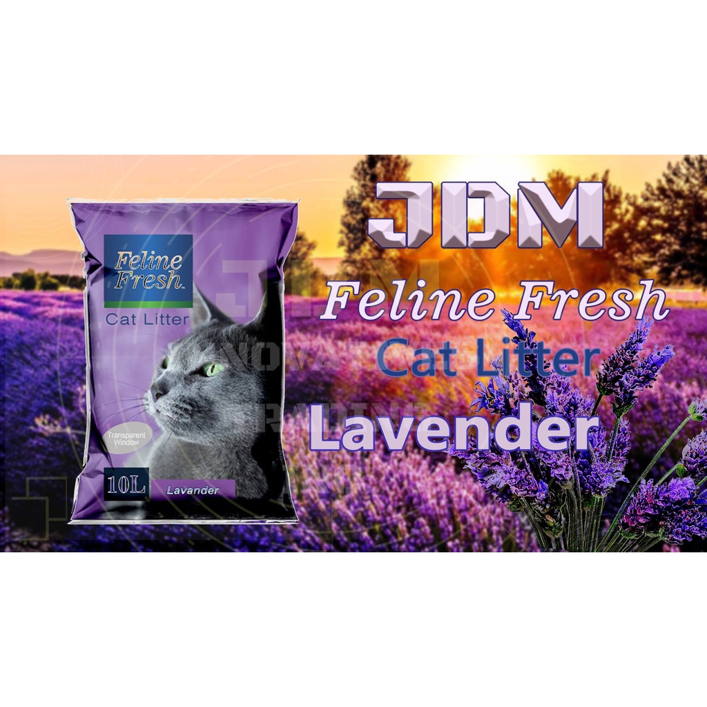 Feline Fresh Cat Litter Sand 10L Lavender Scent Shopee Philippines