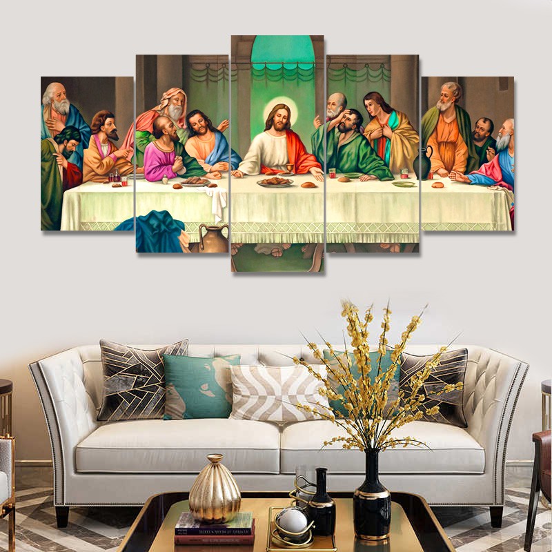 The Last Supper Wall Art Decor Jesus Christ & Money Tree | Shopee ...