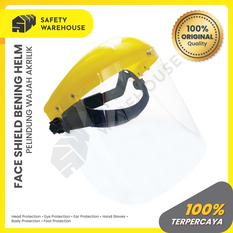Face Shield Acrylic Helmet APD Acrylic Face Shield Grinding Clear