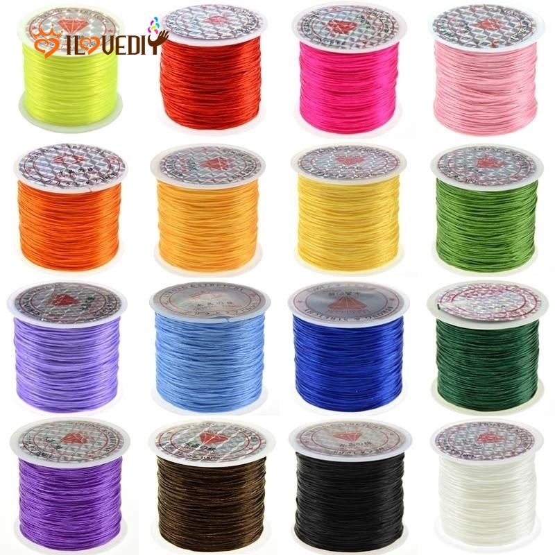 1 Roll Elastic Stretchy Beading Thread Cord Bracelet String For Jewelry  Making