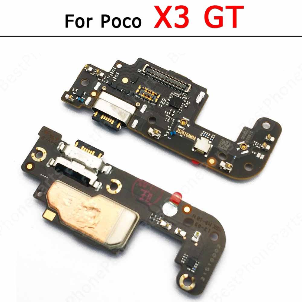 Charging Port For Xiaomi Poco X3 Gt Charge Board Original Pcb Usb Connector Ribbon Socket Plate 8437