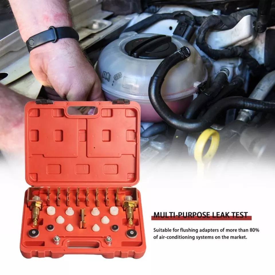ZEN Car Air Conditioner Leak Check Set Aircon System Kit 26 Pcs/Express