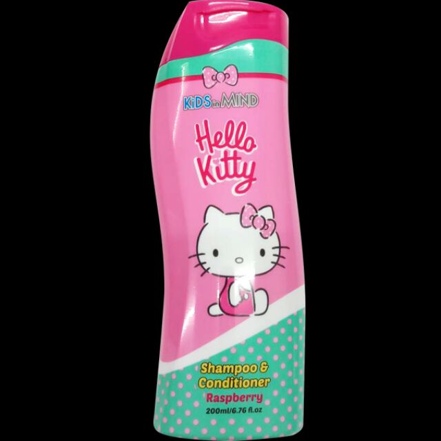 Hello Kitty Shampoo Conditioner Raspberry fragrance 200ml | Shopee ...