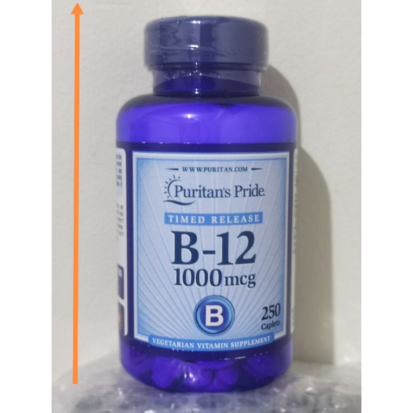 Puritans Pride vitamin B12 1000mcg caplet B multivitamin 12 puritan