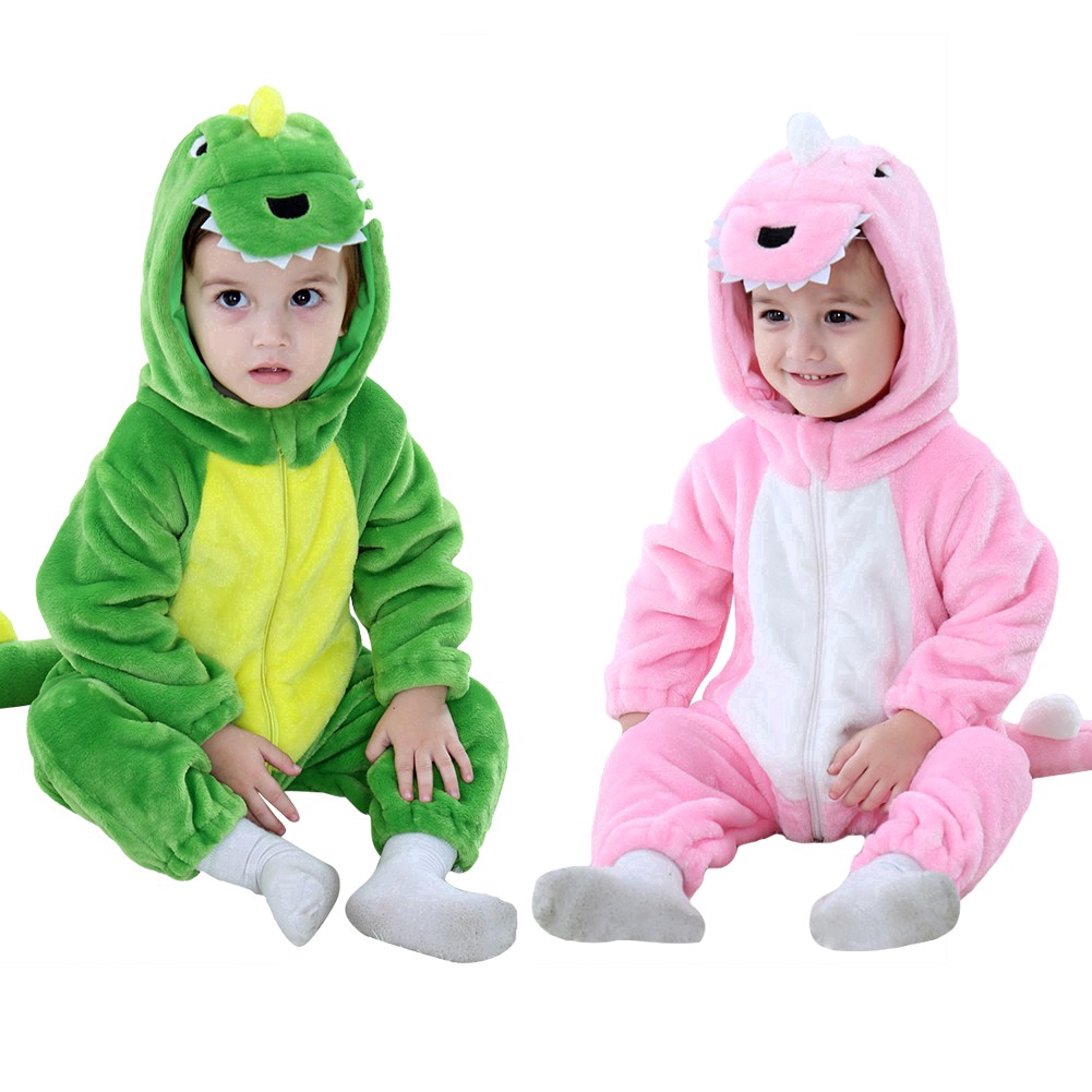 Dinosaur jumpsuit baby deals