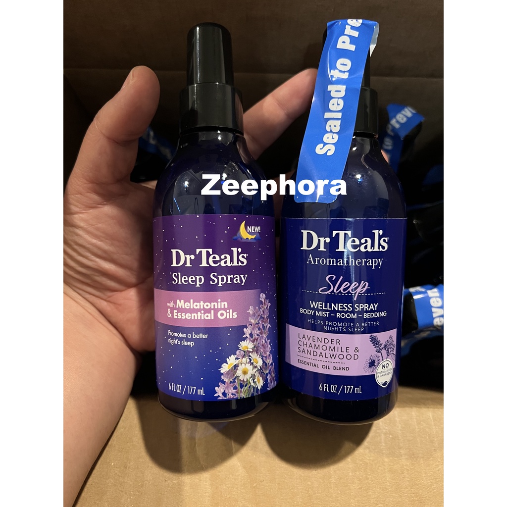 Dr Teal's Sleep Spray with Melatonin & Essential Oils 177ml Shopee