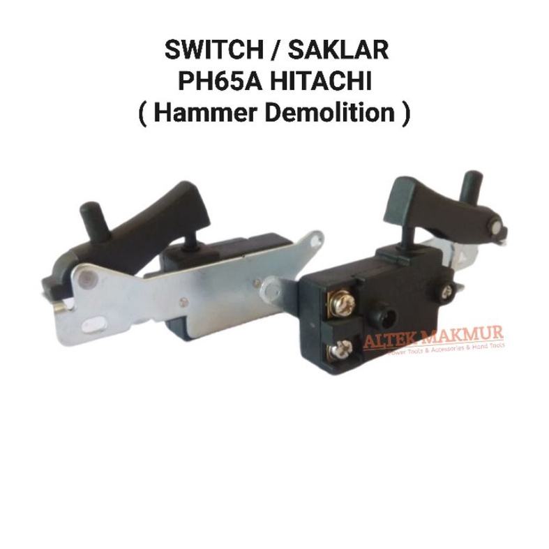 MESIN Hitachi PH65A Drill Switch Jack Hammer Demolition PH65 A Machine ...