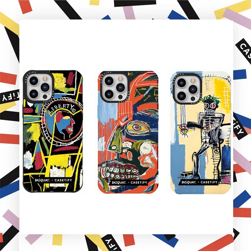 Casetify JeanMichel Basquiat 2022 Crown Art Graffiti Silicone TPU Case