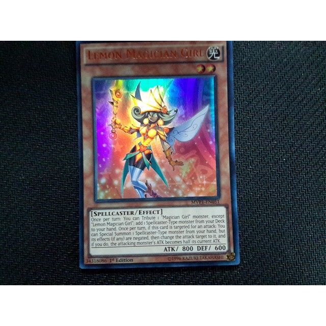 Yugioh Card - MVP1-EN051 LEMON MAGICIAN GIRL- KC Ultra | Shopee Philippines