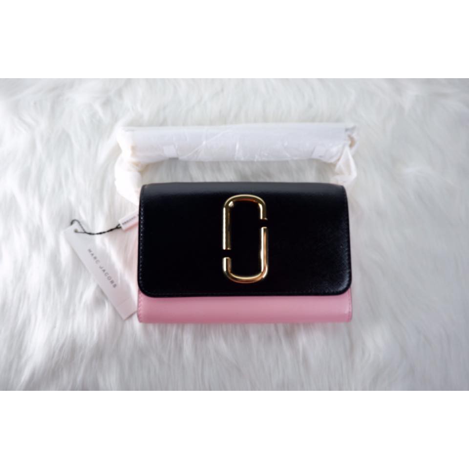 ✓ ONHAND ORIGINAL Marc Jacobs Snapshot Wallet on Chain (WOC 