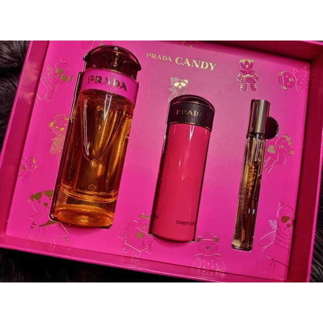 Prada candy cheap perfume set