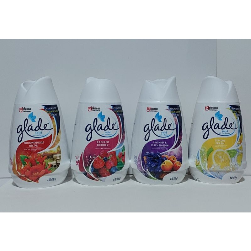 Glade Solid Air Freshener, Deodorizer for Home and Bathroom, 170g