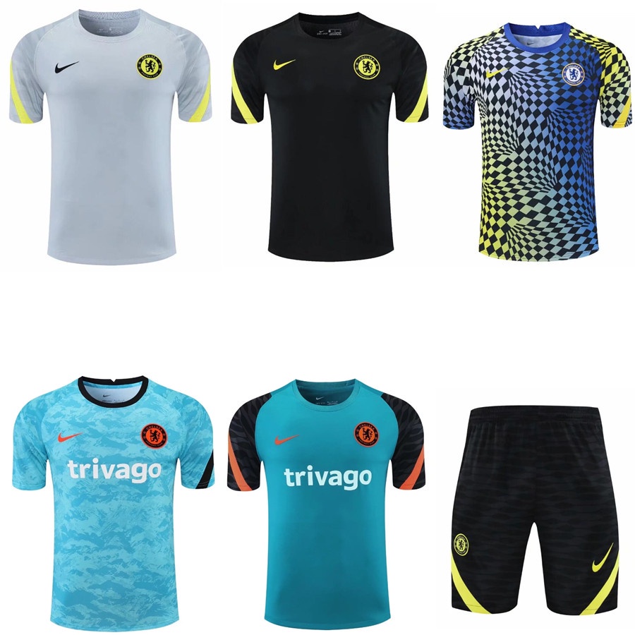 Top quality 2020 2021 Chelsea new training wear soccer jersey Shopee