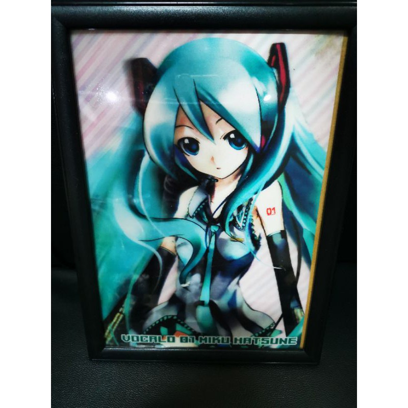 Vocaloid Hatsune Miku 3D Frame w/ Free Folder | Shopee Philippines