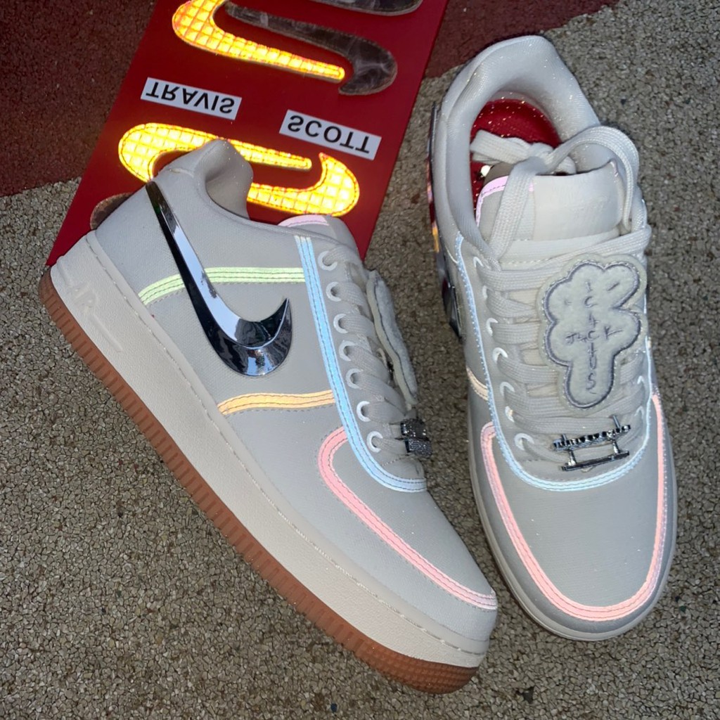 Air force 1 travis scott sales reflective