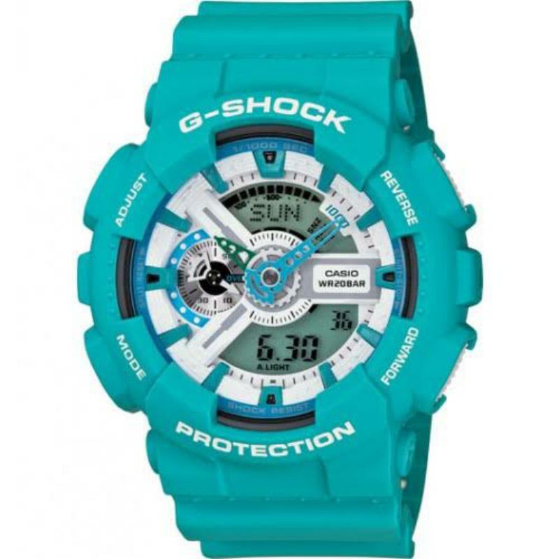 G shock 2025 blue green