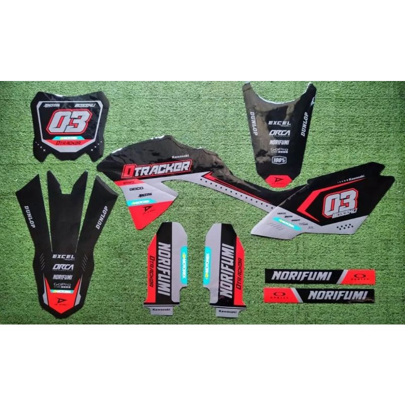 Klx BF/DTRACKER Motorcycle DECAL STICKER NEW Design Can Request